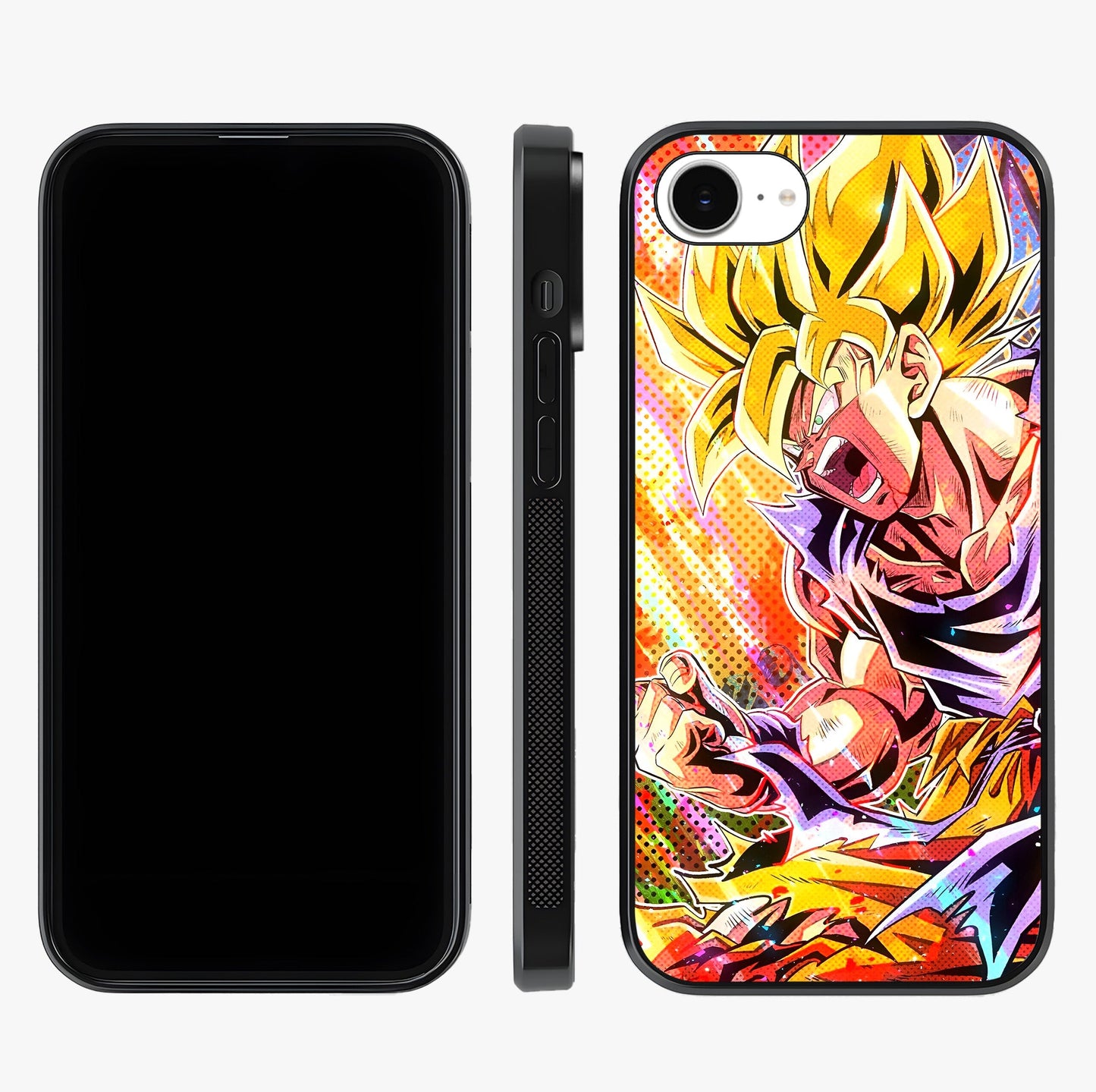 Firing Goku Glass Case displayed upright for full design visibility and premium finish.