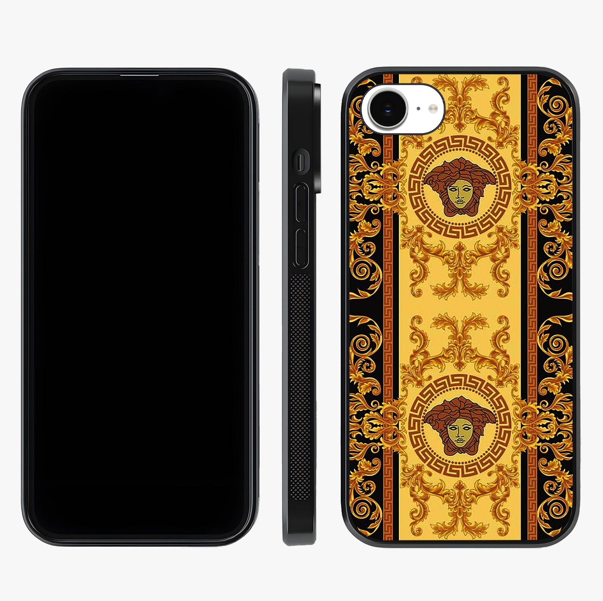 Golden Royal Heritage Glass Case displayed upright for full design visibility and premium finish.