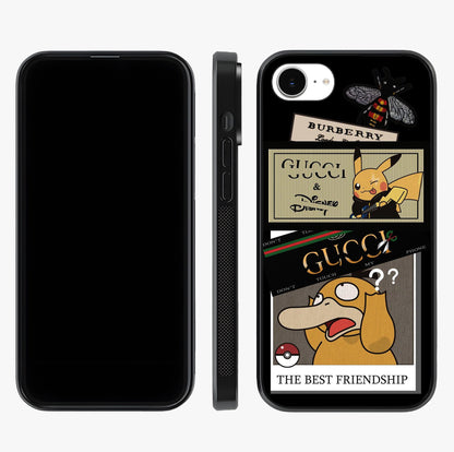 Gucci Play Mashup Glass Case displayed upright for full design visibility and premium finish.