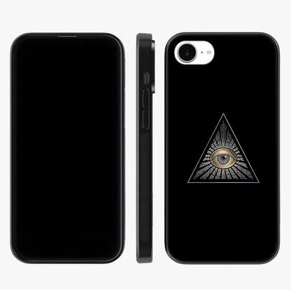 Illuminati Evil Glass Case displayed upright for full design visibility and premium finish.