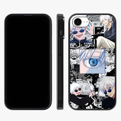 Infinity Sorcerer Chaos Glass Case displayed upright for full design visibility and premium finish.