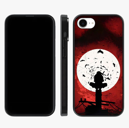 Itachi Limited Edition Naruto Anime Glass Case displayed upright for full design visibility and premium finish.