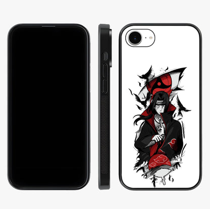 Itachi Sharingan Glass Case displayed upright for full design visibility and premium finish.