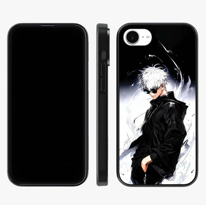 Limitless Shadow King Glass Case displayed upright for full design visibility and premium finish.