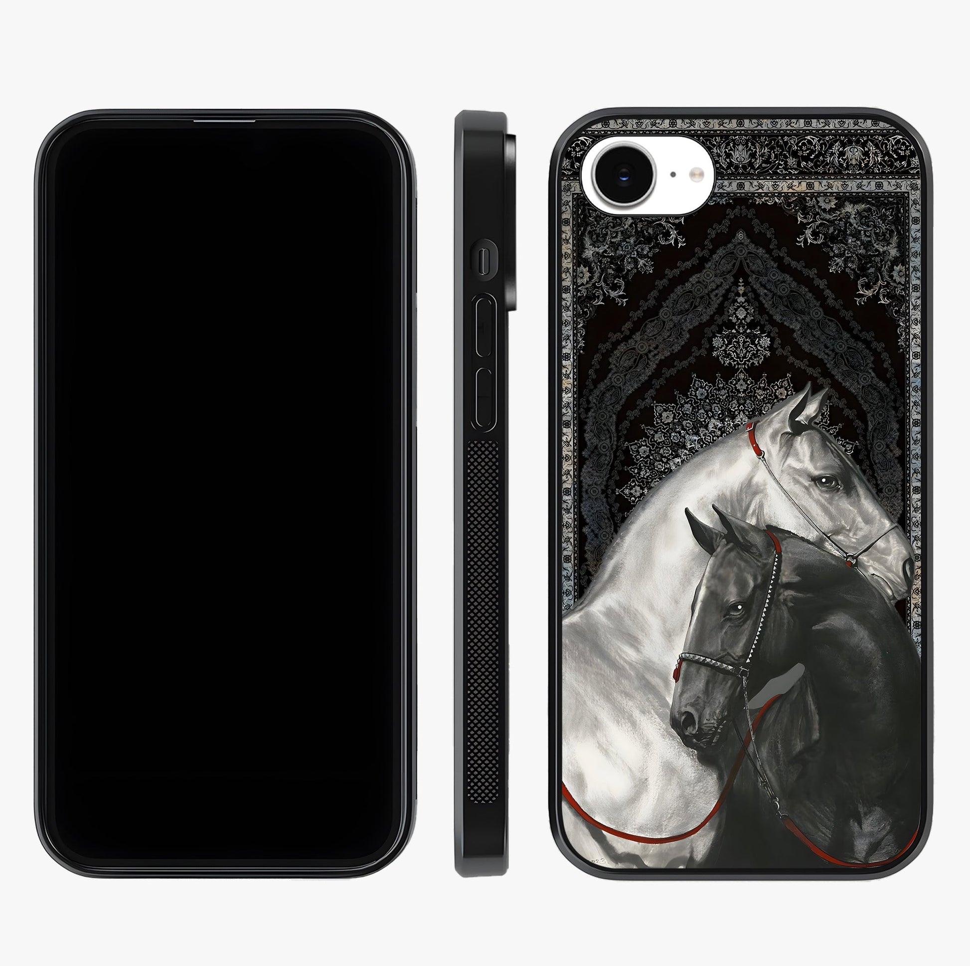 Majestic Ride Legacy Glass Case displayed upright for full design visibility and premium finish.