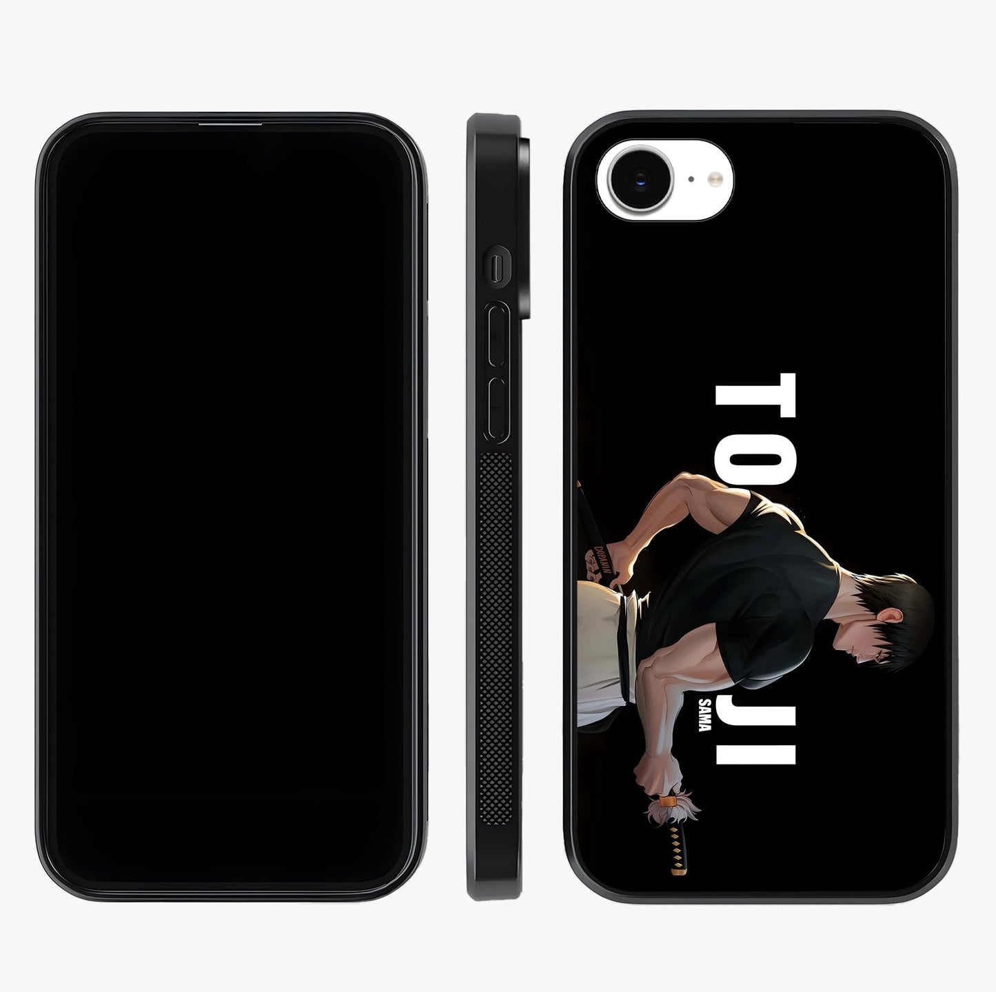 Midnight Blade Resolve Glass Case displayed upright for full design visibility and premium finish.