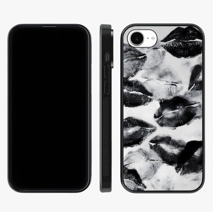 Midnight Kiss Marks Glass Case displayed upright for full design visibility and premium finish.