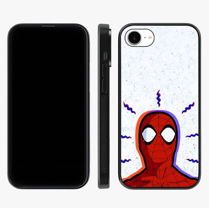Omg Spiderman Glass Case displayed upright for full design visibility and premium finish.
