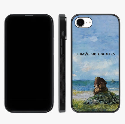 Peace Beyond War Glass Case displayed upright for full design visibility and premium finish.
