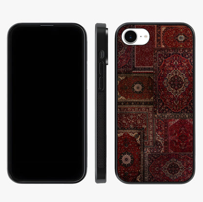 Persian Velvet Tale Glass Case displayed upright for full design visibility and premium finish.