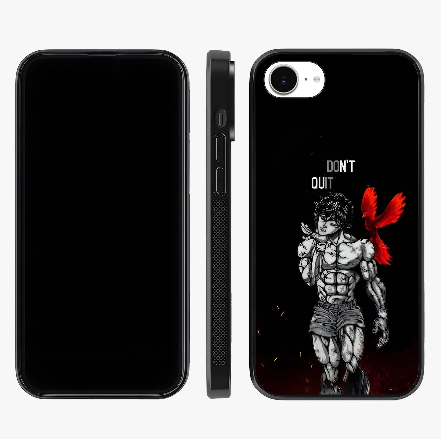 Rise Beyond Limits Glass Case displayed upright for full design visibility and premium finish.