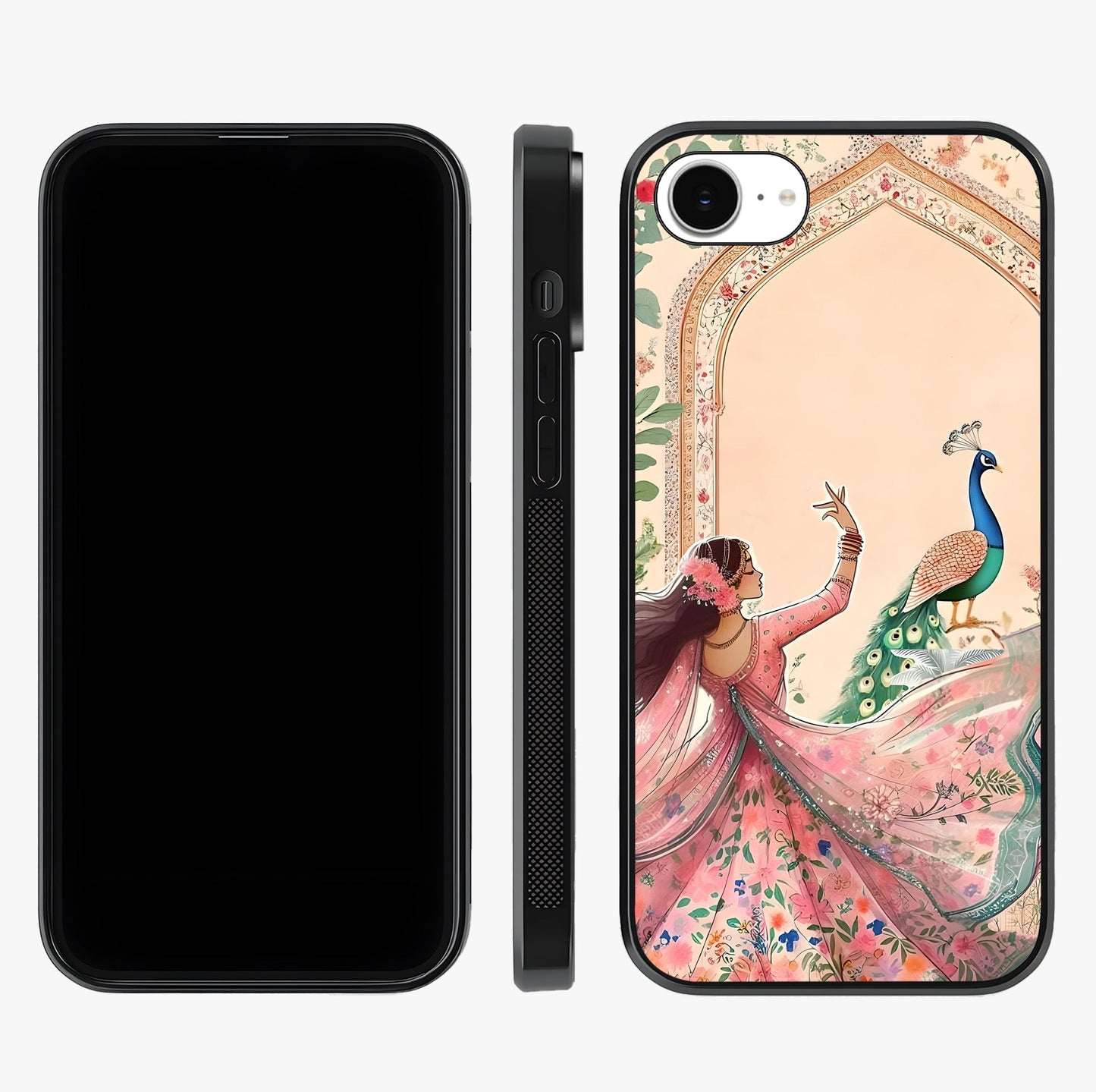 Royal Grace Muse Glass Case displayed upright for full design visibility and premium finish.