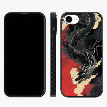 Shadow Dragon Fury Glass Case displayed upright for full design visibility and premium finish.