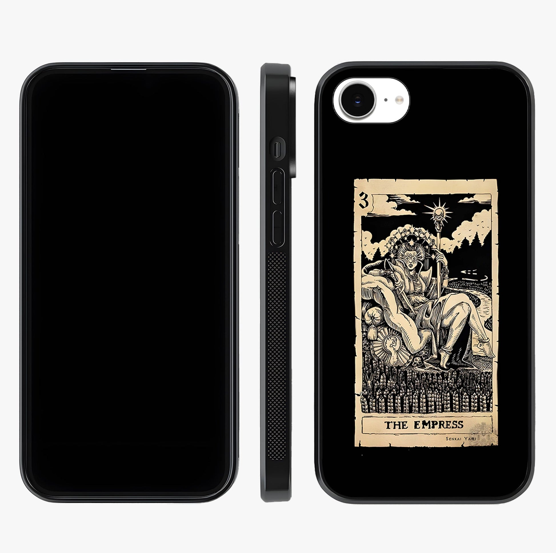 The Empress Glass Case displayed upright for full design visibility and premium finish.