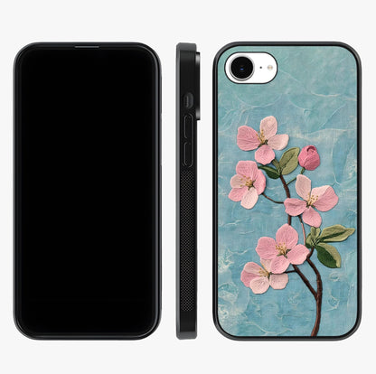 Threaded Blossom Breeze Glass Case displayed upright for full design visibility and premium finish.