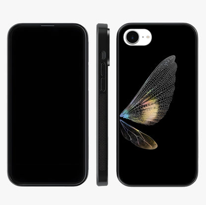 Whispers Of Wings Glass Case displayed upright for full design visibility and premium finish.