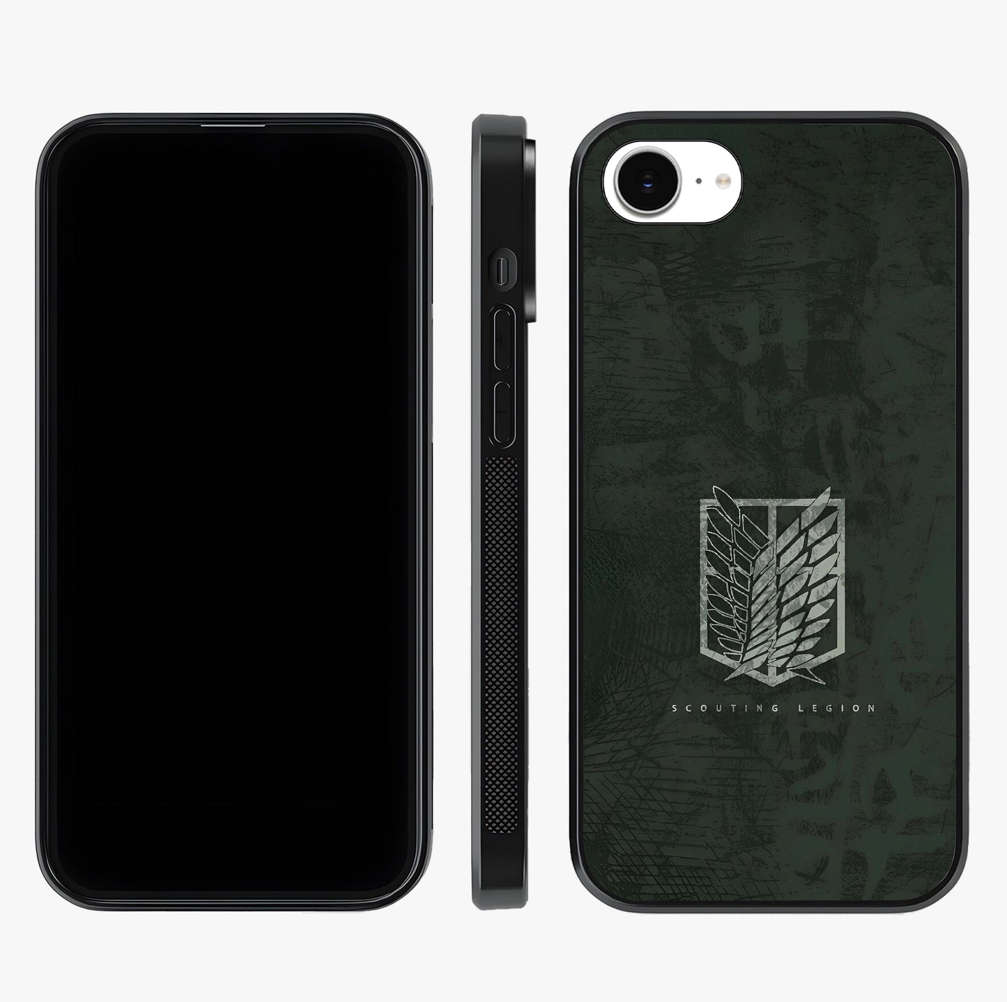 Wings Of Freedom Glass Case displayed upright for full design visibility and premium finish.