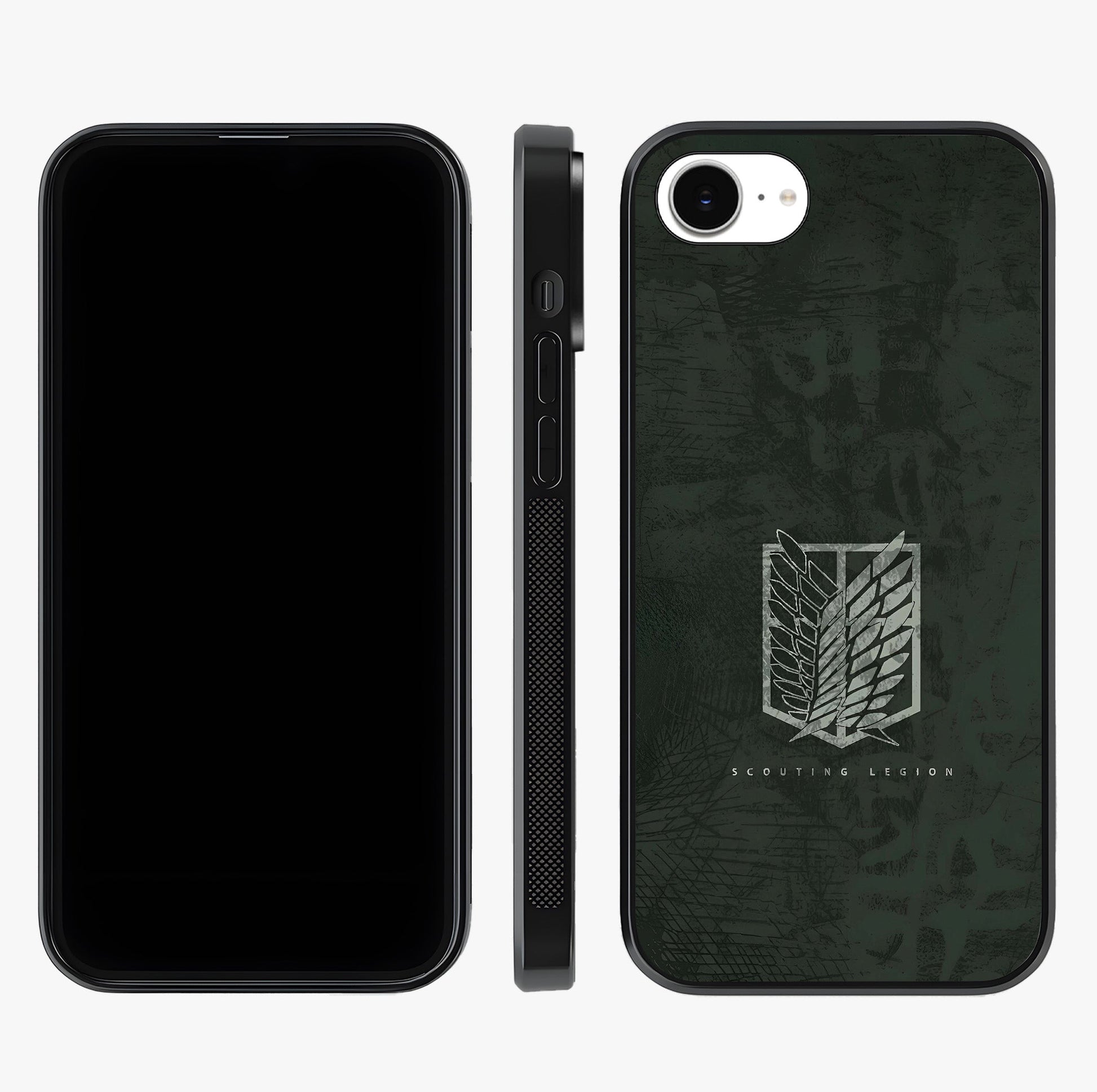 Wings Of Freedom Glass Case displayed upright for full design visibility and premium finish.