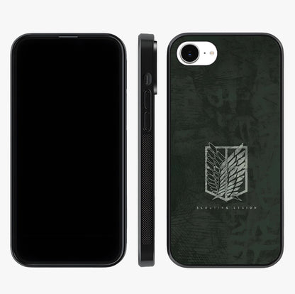 Wings Of Freedom Glass Case displayed upright for full design visibility and premium finish.