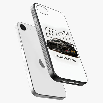 Turbo Legacy Icon Glass Case laid diagonally highlighting side profile, edges and glossy glass shine.