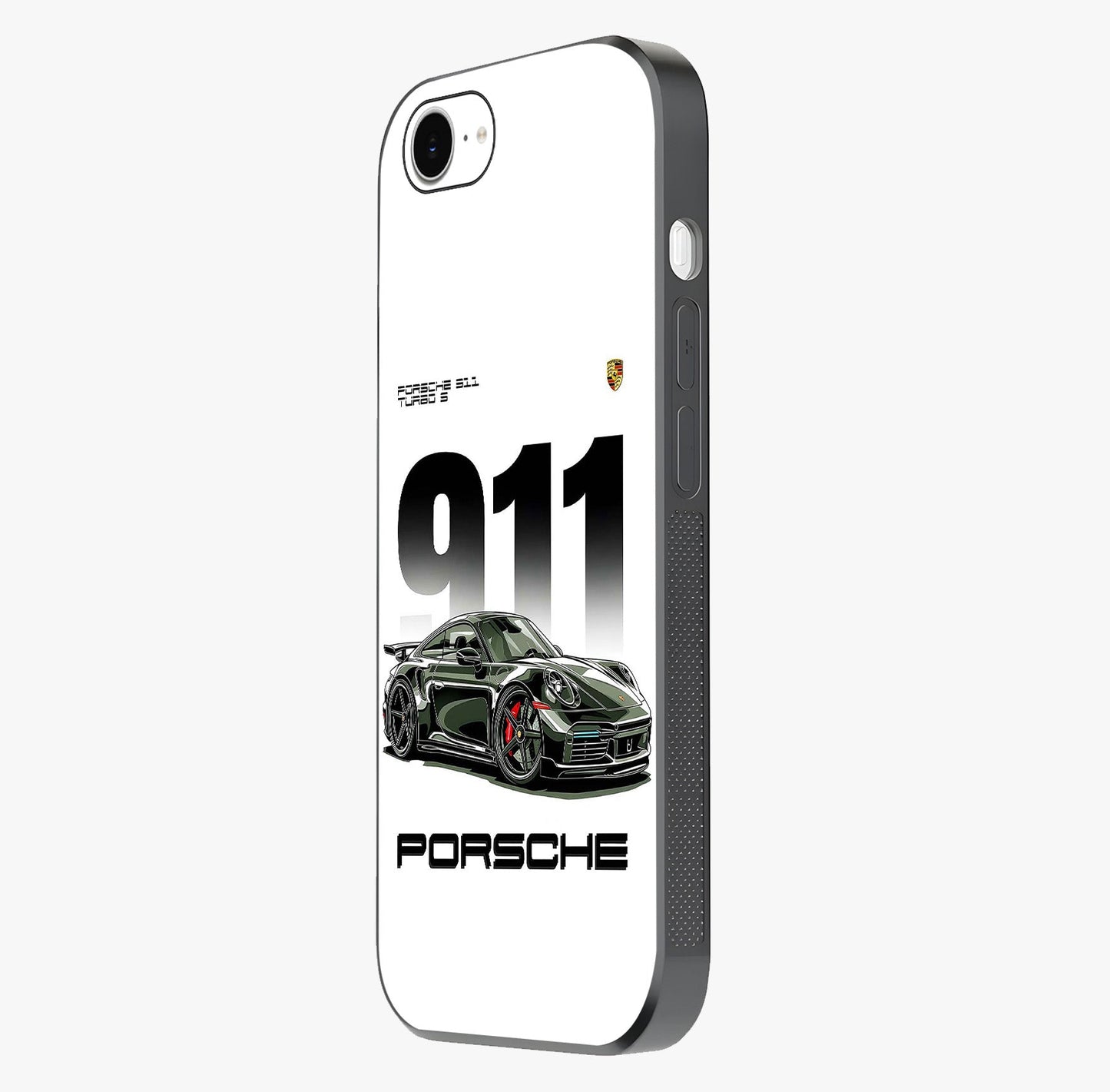911 Turbo Dominance Glass Case photographed in natural light showing reflective finish and design depth.