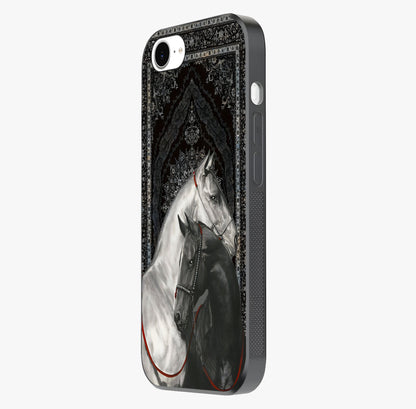 Majestic Ride Legacy Glass Case photographed in natural light showing reflective finish and design depth.