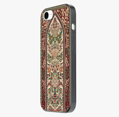 Persian Inspired Glass Case photographed in natural light showing reflective finish and design depth.