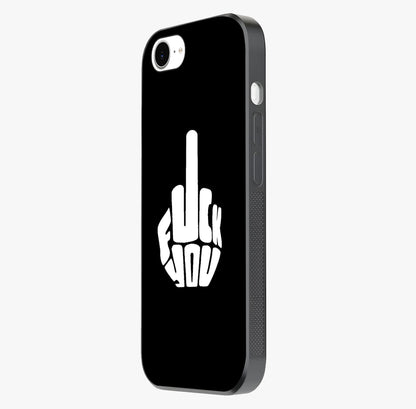 Rebel Mode On Glass Case photographed in natural light showing reflective finish and design depth.