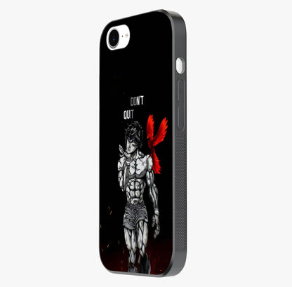 Rise Beyond Limits Glass Case photographed in natural light showing reflective finish and design depth.