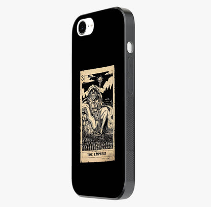 The Empress Glass Case photographed in natural light showing reflective finish and design depth.