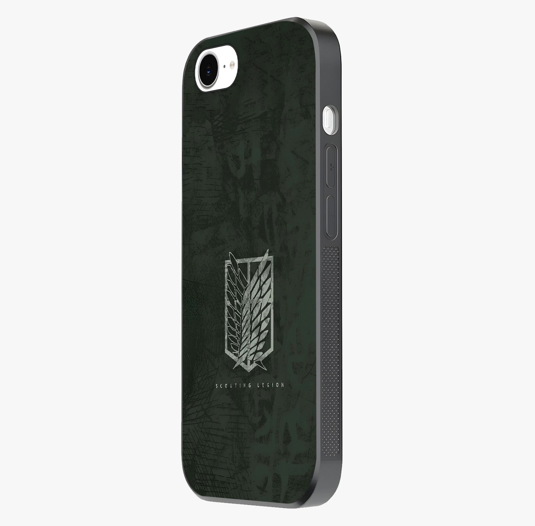 Wings Of Freedom Glass Case photographed in natural light showing reflective finish and design depth.