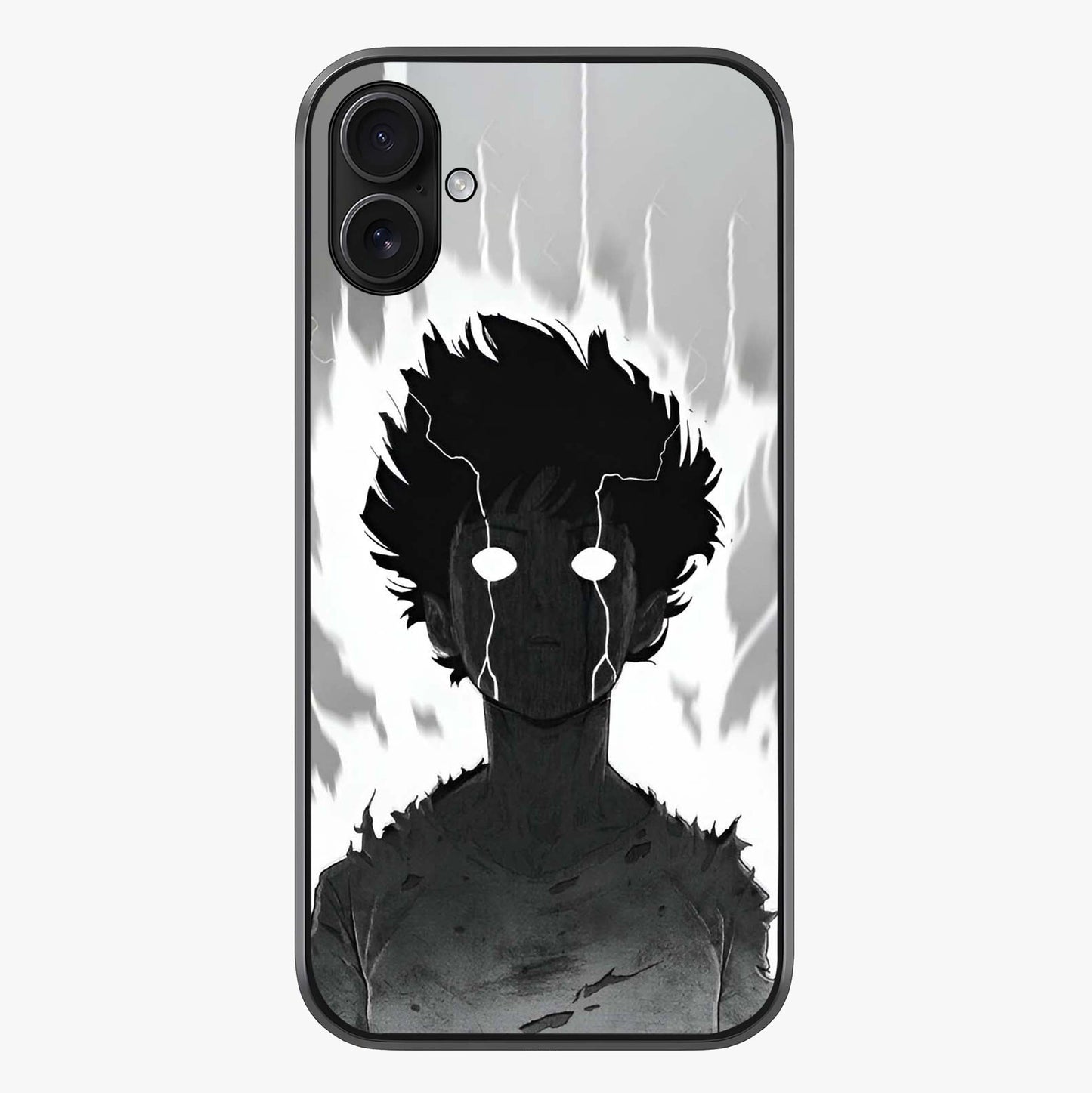 Awakened Inner Rage Glass Case showing full back design in clean flat view with glossy glass finish.