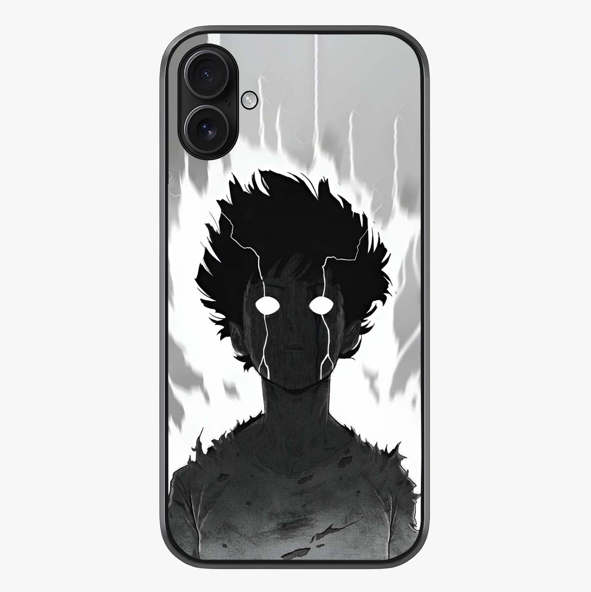 Awakened Inner Rage Glass Case showing full back design in clean flat view with glossy glass finish.
