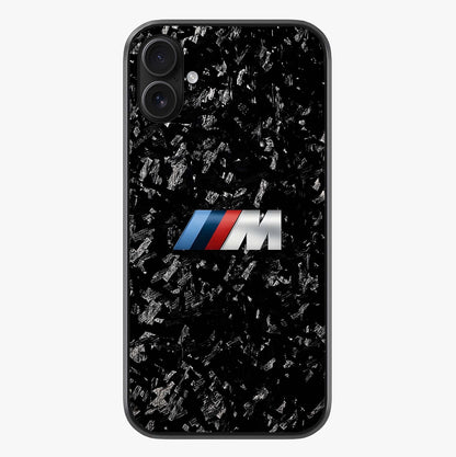 Carbon Speed Mark Glass Case showing full back design in clean flat view with glossy glass finish.