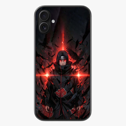 Focus Mode On Glass Case showing full back design in clean flat view with glossy glass finish.