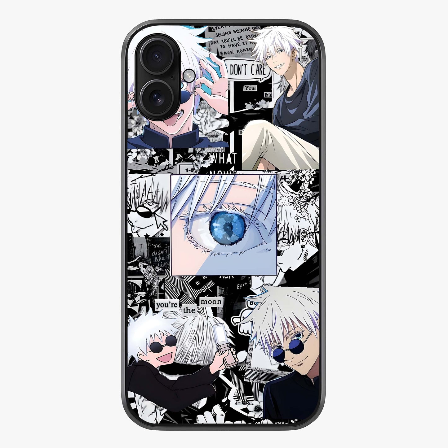 Infinity Sorcerer Chaos Glass Case showing full back design in clean flat view with glossy glass finish.