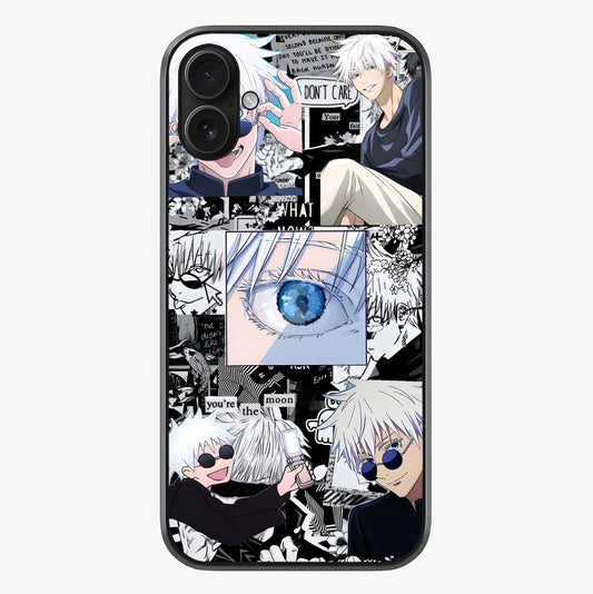 Infinity Sorcerer Chaos Glass Case showing full back design in clean flat view with glossy glass finish.