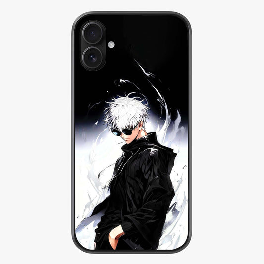 Limitless Shadow King Glass Case showing full back design in clean flat view with glossy glass finish.