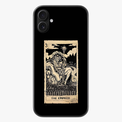 The Empress Glass Case showing full back design in clean flat view with glossy glass finish.