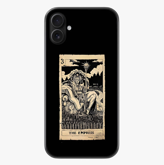 The Empress Glass Case showing full back design in clean flat view with glossy glass finish.