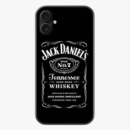 Vintage Whiskey Heritage Glass Case showing full back design in clean flat view with glossy glass finish.