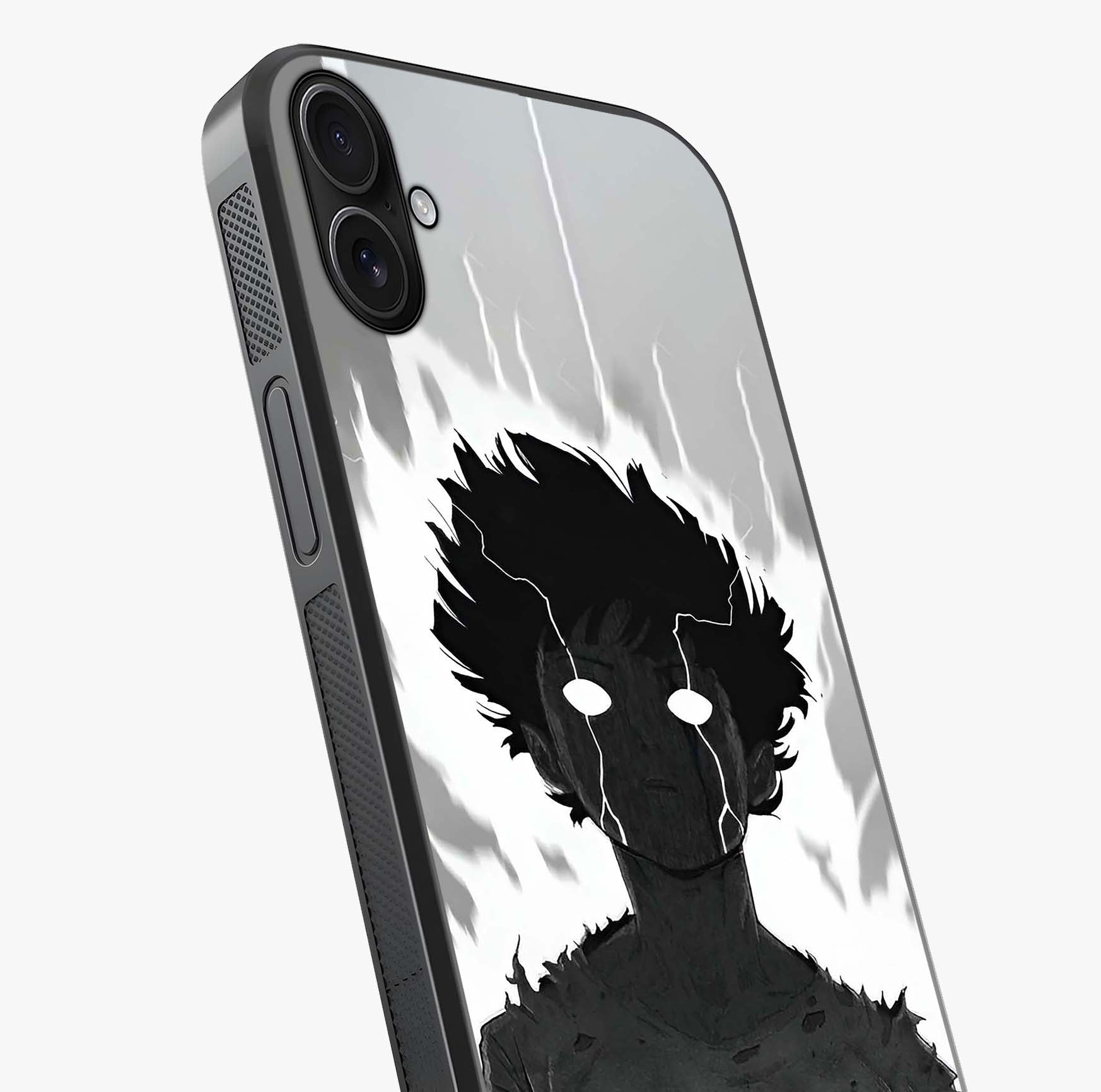 Awakened Inner Rage Glass Case captured at a warm angle highlighting gloss, texture and premium glass finish.