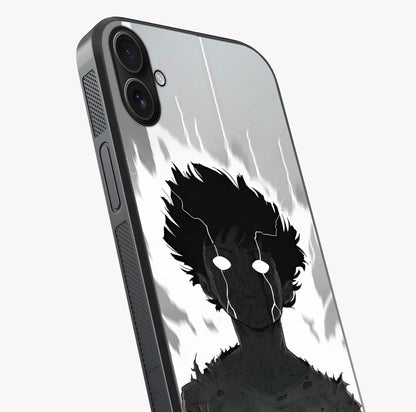 Awakened Inner Rage Glass Case captured at a warm angle highlighting gloss, texture and premium glass finish.
