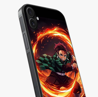 Blazing Sword Resolve Glass Case captured at a warm angle highlighting gloss, texture and premium glass finish.