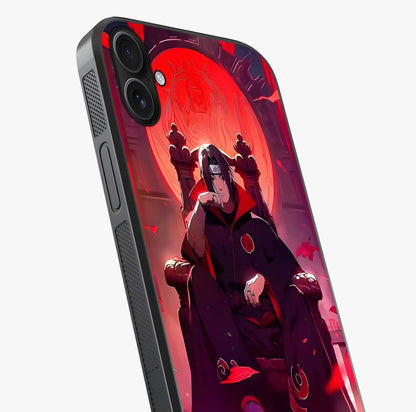 Blood Moon Sovereign Glass Case captured at a warm angle highlighting gloss, texture and premium glass finish.