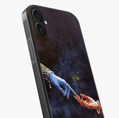 Divine Touch Eternal Glass Case captured at a warm angle highlighting gloss, texture and premium glass finish.