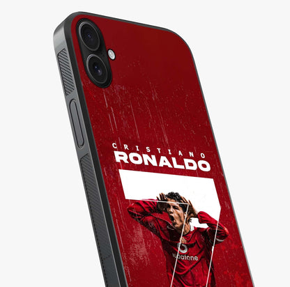 Goal Celebration Legacy Glass Case captured at a warm angle highlighting gloss, texture and premium glass finish.