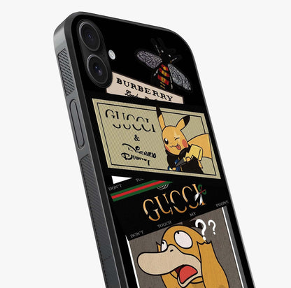 Gucci Play Mashup Glass Case captured at a warm angle highlighting gloss, texture and premium glass finish.