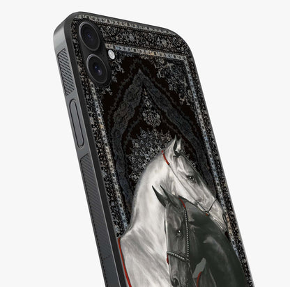Majestic Ride Legacy Glass Case captured at a warm angle highlighting gloss, texture and premium glass finish.