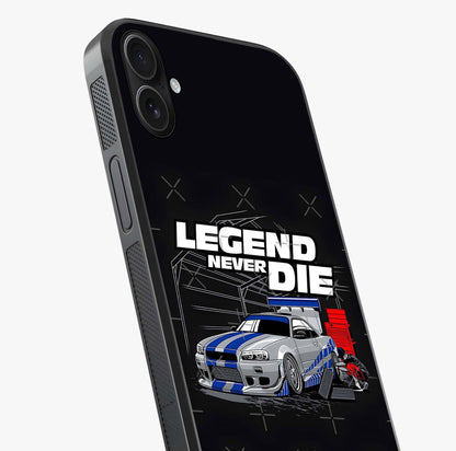 Midnight Racing Legacy Glass Case captured at a warm angle highlighting gloss, texture and premium glass finish.